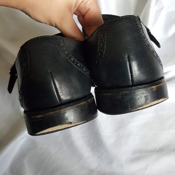 florsheim double monk strap shoes